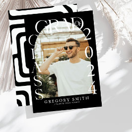 Anúncio de Graduação de Foto em Arco Moderno