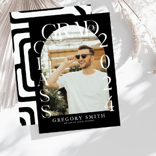 Anúncio de Graduação de Foto em Arco Moderno