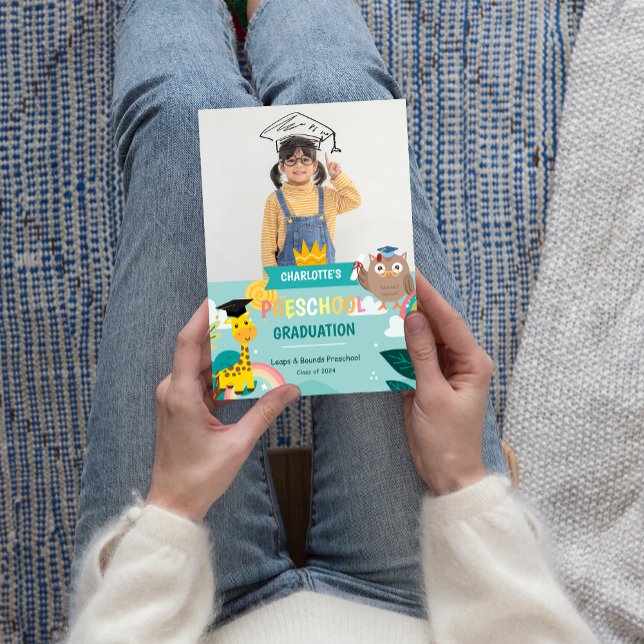 Anúncio de Graduação de Foto em Crianças de Animai (Criador carregado)