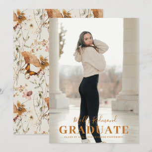 Anúncio de Graduação de Foto Mínima Moderna