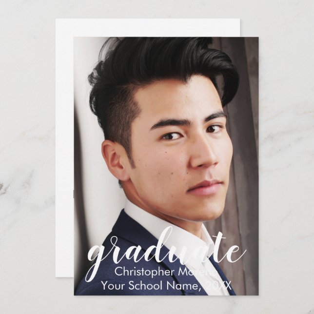 Anúncio de Graduação de Fotografia do Script 2 (Frente/Verso)