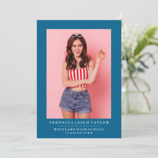 ANÚNCIO DE GRADUAÇÃO DE FOTOGRAFIA MINIMALISTA BÁS