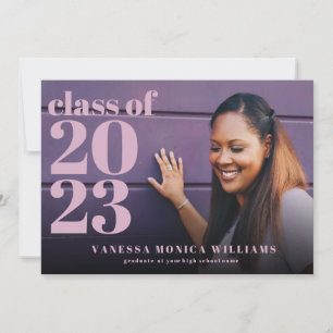 Anúncio de Graduação de Fotografias de 2018 cla