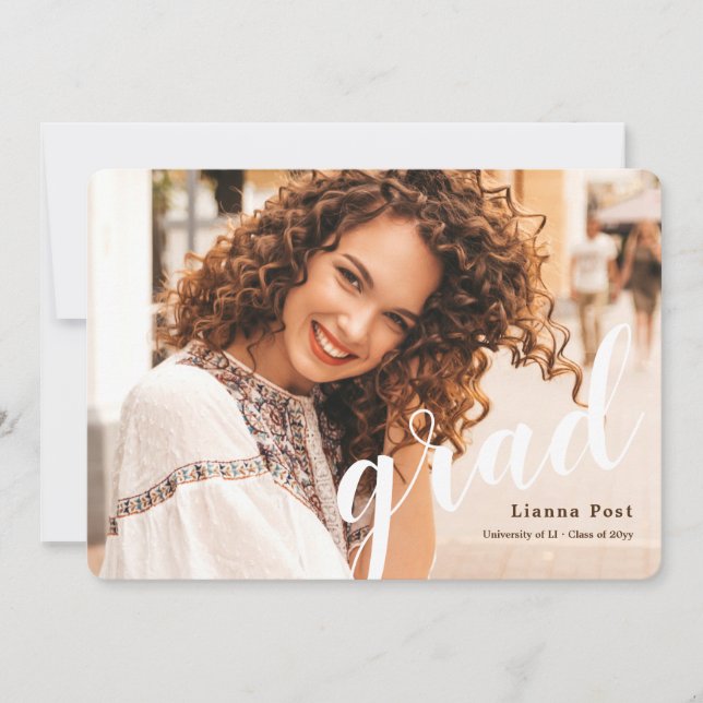 Anúncio de Graduação de Fotografias de Formando (Frente)