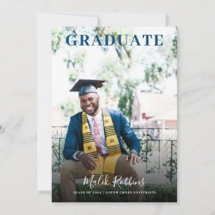 Anúncio De Graduação De Fotografias De Formando E 