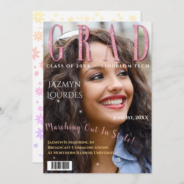 Anúncio de Graduação de Fotografias do Cobrir Revi (Frente/Verso)