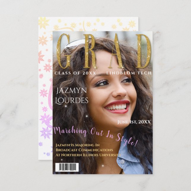 Anúncio de Graduação de Fotografias do Cobrir Revi (Frente/Verso)