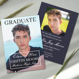 Anúncio de Graduação de Fotografias Moderna de For