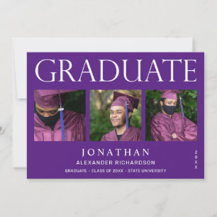 Anúncio de Graduação de Fotografias Moderno 4 -