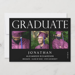 Anúncio de Graduação de Fotografias Moderno 4 -