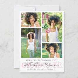 Anúncio de Graduação de Fotos do Script de formand