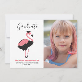 Anúncio de Graduação de Fotos em Animais Flamingo 
