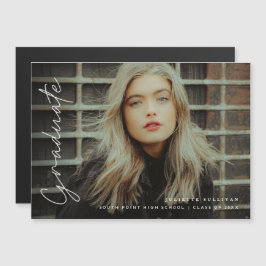 Anúncio de Graduação de Fotos em Script Simples