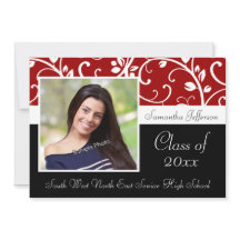 Anúncio de Graduação de Fotos em Vinhas Vermelhas 