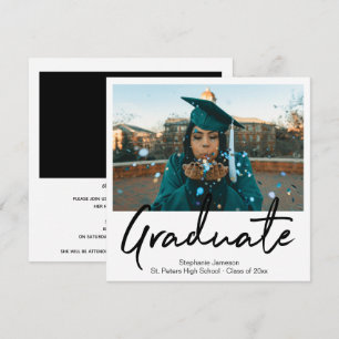 Anúncio de Graduação de Fotos Instantânea