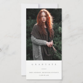 ANÚNCIO DE GRADUAÇÃO DE FOTOS LIMPA MÍNIMA CHIC