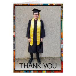 Anúncio de graduação de fotos moderna das portas