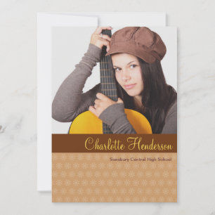 Anúncio de graduação de fotos personalizadas amare