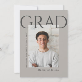 Anúncio de Graduação de Fotos Simples Moderna