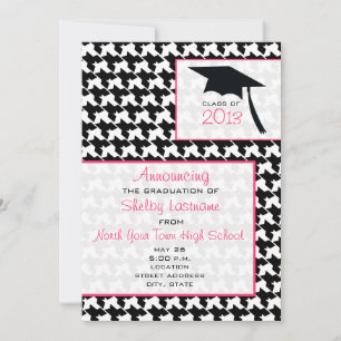Anúncio de graduação de Houndstooth 2013