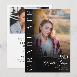 Anúncio de Graduação de PhD de Foto Moderna