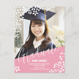 Anúncio de graduação de SAKURA/Cherry