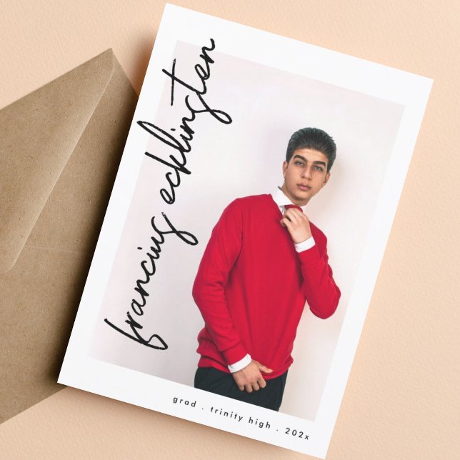 Anúncio de Graduação de Segundo grau de Foto Perso (Criador carregado)