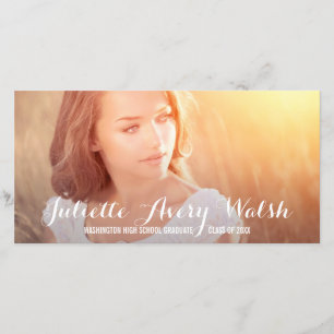 Anúncio de graduação de simplicidade doce