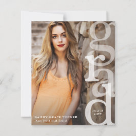 Anúncio de Graduação de Sobreposição de FORMANDO S