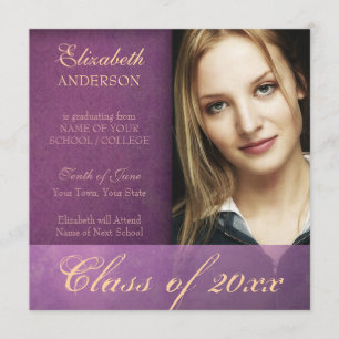 Anúncio de Graduação do Damasco Roxo