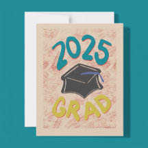 Anúncio de Graduação do Estilo Grunge 2025