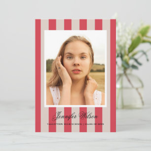 Anúncio de graduação do Formando clássico