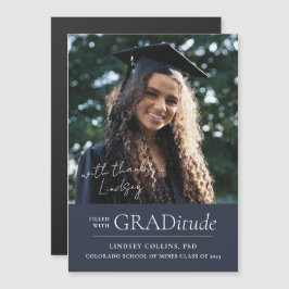 Anúncio de Graduação do Magnet de Foto GRADitude