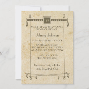 Anúncio de Graduação do Tema da Faixa de pena