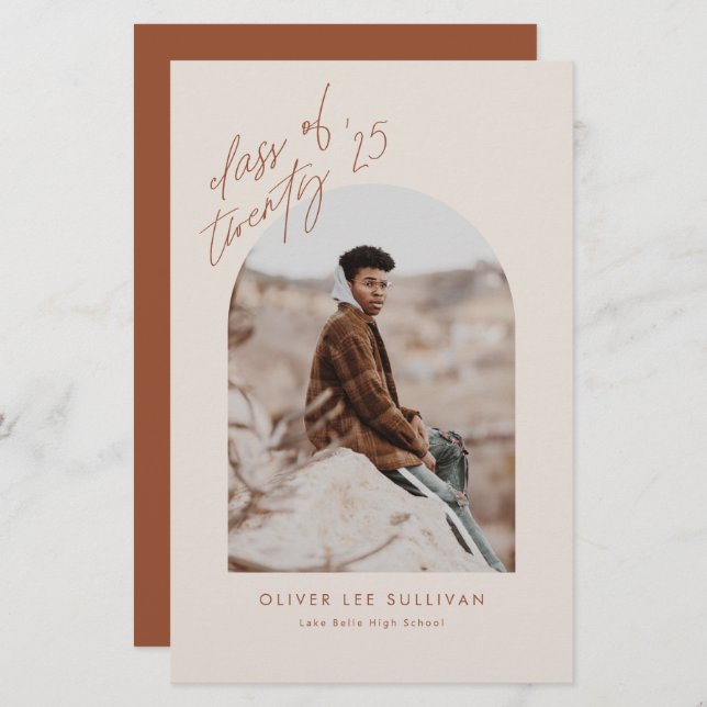 Anúncio de Graduação do Terracotta Arch 2023 (Frente/Verso)