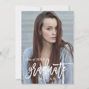 Anúncio de Graduação do Tipo de Pincel Moderno