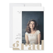 Anúncio de Graduação do Tipo Grande Negrito