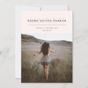 Anúncio de Graduação em 2022 do Numeral Romano MMX