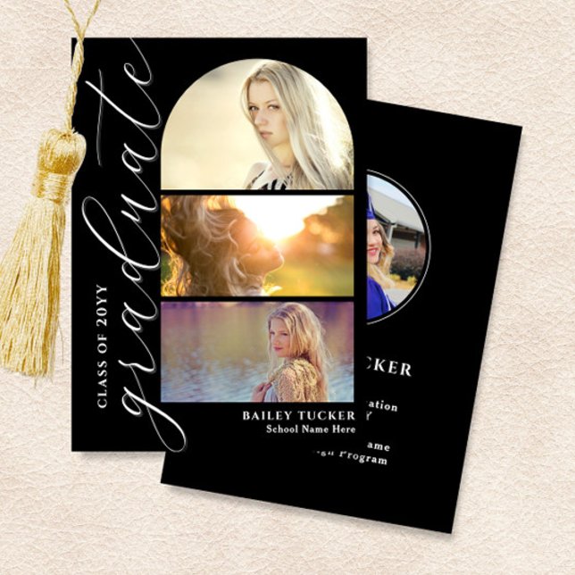 Anúncio de Graduação em Arco de 4 Fotografias de S (Criador carregado)