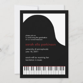 Anúncio de Graduação em Música Piano de Cauda