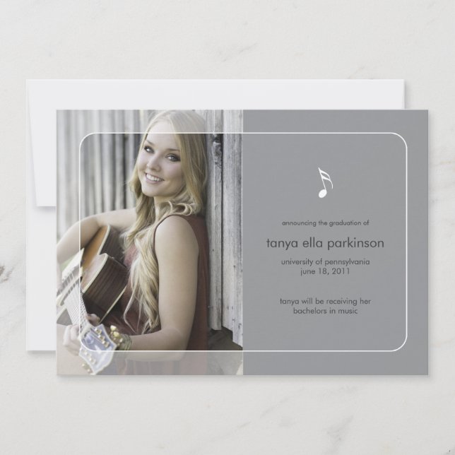 Anúncio de Graduação Major da Música (Frente)