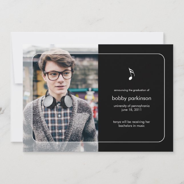 Anúncio de Graduação Major da Música (Frente)