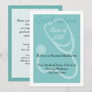 Anúncio de Graduação Médica Moderna Azul/Branc