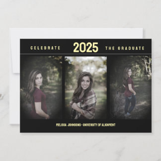 Anúncio de graduação mínima de 3 fotos