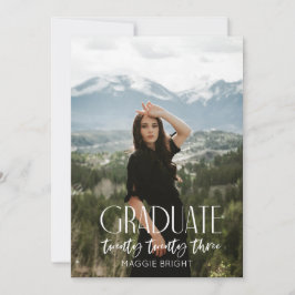 anúncio de graduação moderna 2023