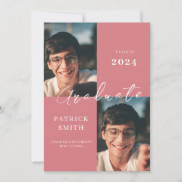 Anúncio de Graduação, Mosaico - Rosa