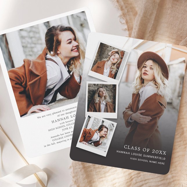 Anúncio de Graduação Multi Foto Graduado 2026 (Graduation Multi Photo Grad 2025 Announcement)