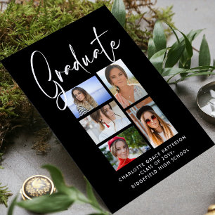 Anúncio de Graduação Multifoto Elegante de Orç