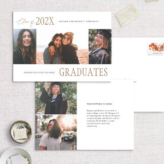 Anúncio de Graduação Multifotográfica de Trio Mode