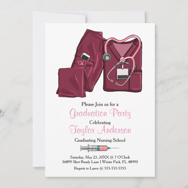 Anúncio de Graduação na Escola de Enfermagem Cirúr (Frente)